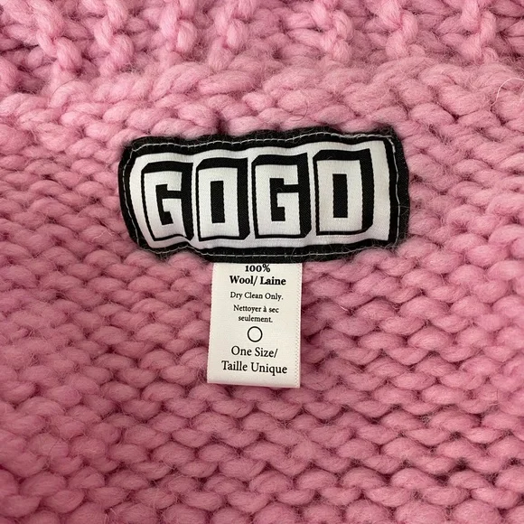 GOGO Pink Wool Knitwear - Picture 2 of 4